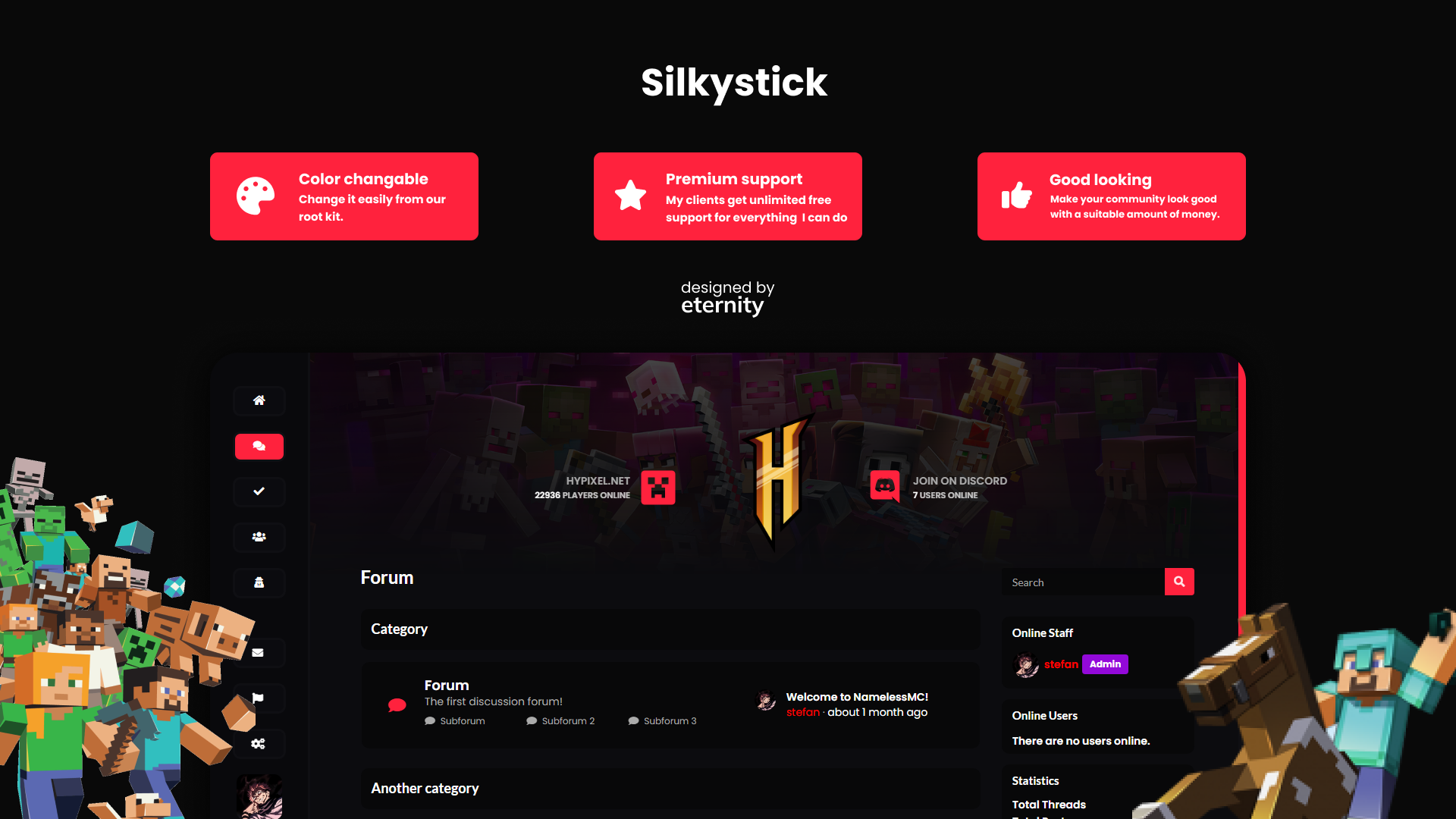 Silkystick THEME NullForums